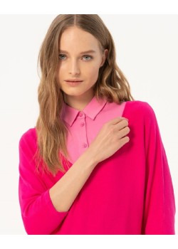 Jersey escote pico,manga murciélago. 2