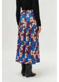 Falda larga estampado floral Camille. 2