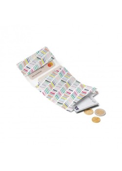 Cartera Zig zag,co solapa.tyvek. 2