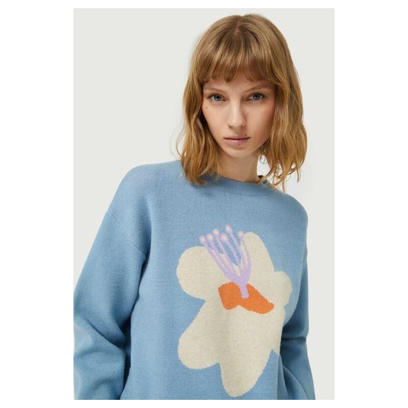 Jersey con print de flor.