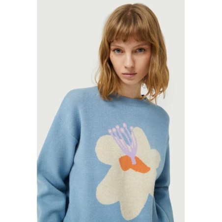 Jersey con print de flor.