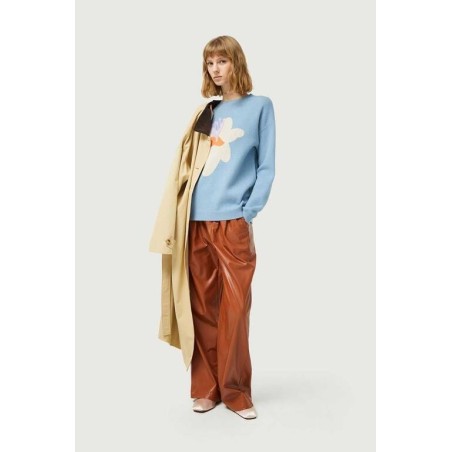 Jersey con print de flor.