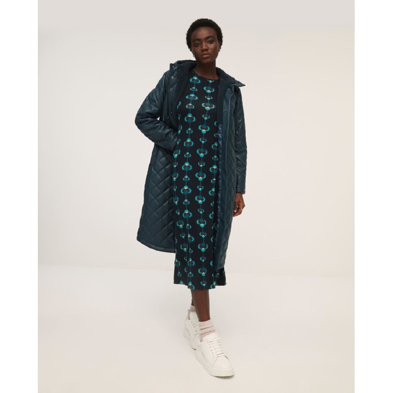 ABRIGO ACOLCHADO Y FORRO DE BORREGUITO