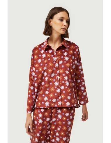 Camisa de pana estampado floral Montana.