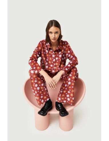 Camisa de pana estampado floral Montana.