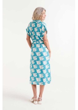 VESTIDO MIDI RAYÓN LENZING "ECOVERO"ESTAMPADO DOVE. 2