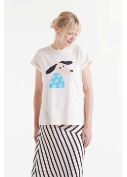 CAMISETA PRINT DE PERRO DOVE.