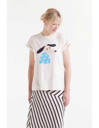 CAMISETA PRINT DE PERRO DOVE.