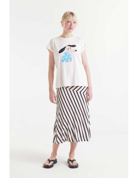 CAMISETA PRINT DE PERRO DOVE.