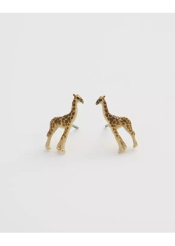 PENDIENTES JIRAFA,ESMALTADOS.