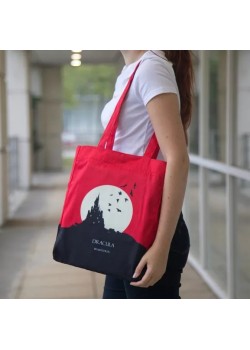 DRÁCULA MOON RED,BOLSO TOTE.