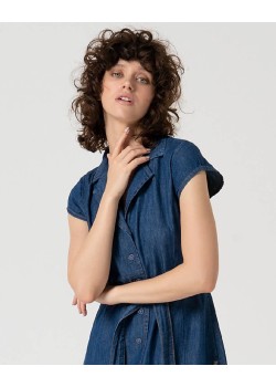 VESTIDO CAMISERO CON CINTURÓN. 2