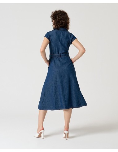 VESTIDO CAMISERO CON CINTURÓN.