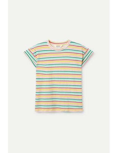 CAMISETA ESTAMPADO DE RAYAS SOJU.