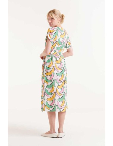 VESTIDO MIDI ESTAMPADO BÁNANA.
