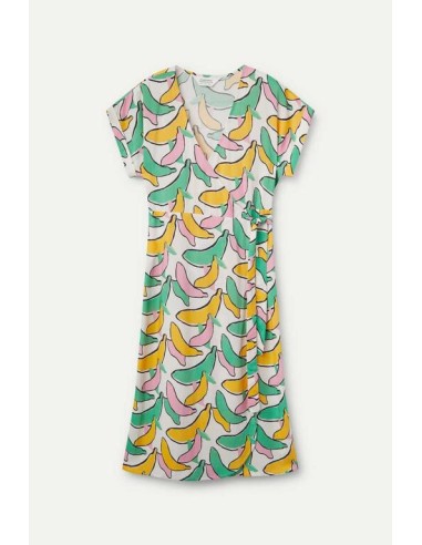 VESTIDO MIDI ESTAMPADO BÁNANA.