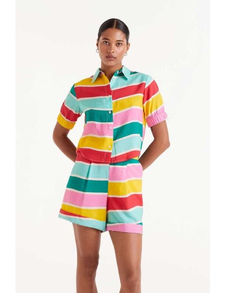 CAMISA RAYAS COLOUR WAVE.