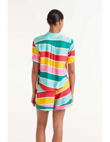 CAMISA RAYAS COLOUR WAVE.