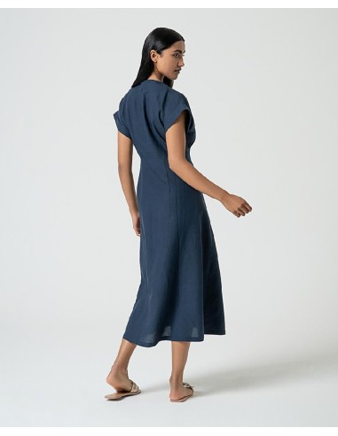 VESTIDO CAMISERO LARGO MIDI.