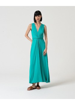 VESTIDO TIRANTES,CON DETALLE NUDO EN CINTURILLA.