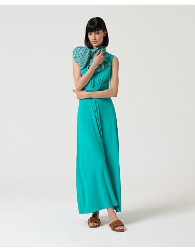 VESTIDO TIRANTES,CON DETALLE NUDO EN CINTURILLA.