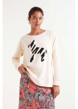 SUDADERA PRINT CEBRA.