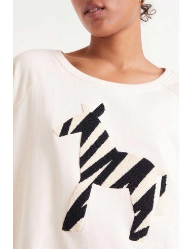 SUDADERA PRINT CEBRA.