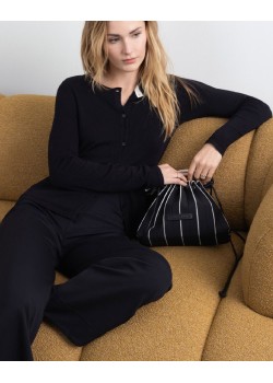 PANTALÓN CROPPED ELÁSTICO LISO. 2