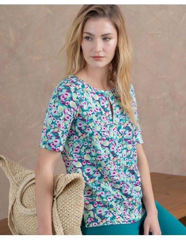 Camiseta escote barco manga al codo