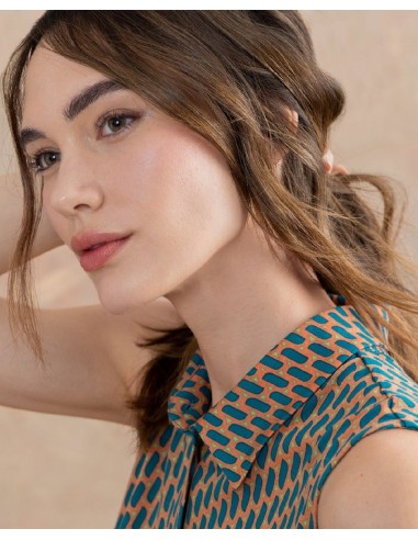 Camisa sin mangas Turquesa