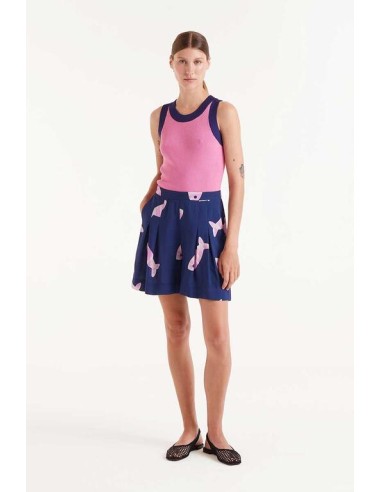 SHORT RAYÓN LENZING "ECOVERO"CON ESTAMPADO EUREKA.