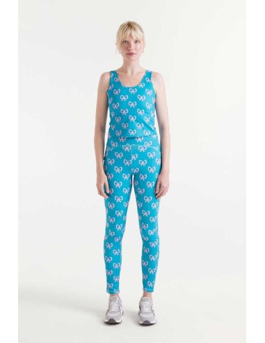 TOP DEPORTIVO ESTAMPADO  DE LAZOS.