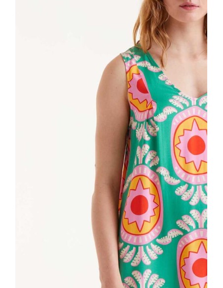 VESTIDO CORTO ESTAMPADO CURITIBA.