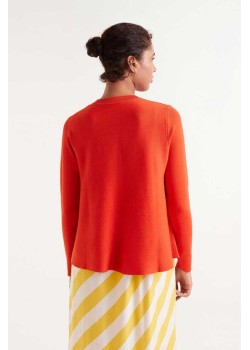 CHAQUETA ÉVASE DE PUNTO FLUIDO. 2