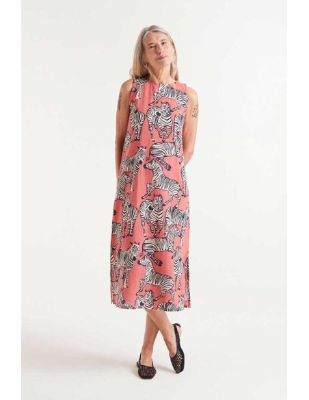 VESTIDO MIDI SAFARI.