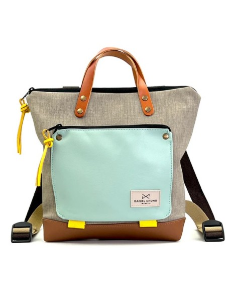 MOCHILA MINI CUADRADA BOOK HOLDER IMPERMEABLE DZ.