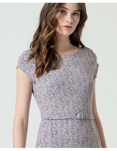 515KAAL712 51 VESTIDO M/C CINTURON