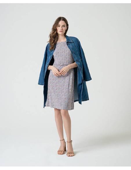 515KAAL712 51 VESTIDO M/C CINTURON