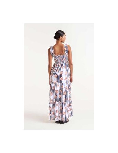 VESTIDO LARGA CON ESTAMPADO DE RAYAS NEMO.