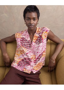 CAMISA MANGA CORTA MULTICOLOR.