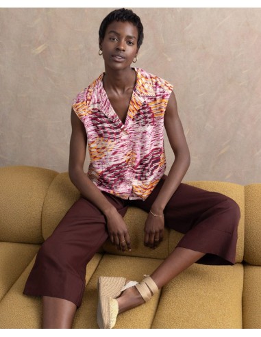 CAMISA MANGA CORTA MULTICOLOR.