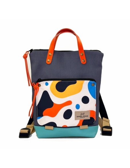 MOCHILA BOOK HOLDER MINI IMPERMEABLE,ABSTRACTO.