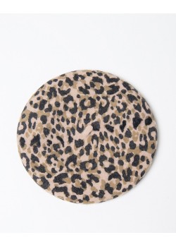 BOINA DE LANA ESTAMPADA.