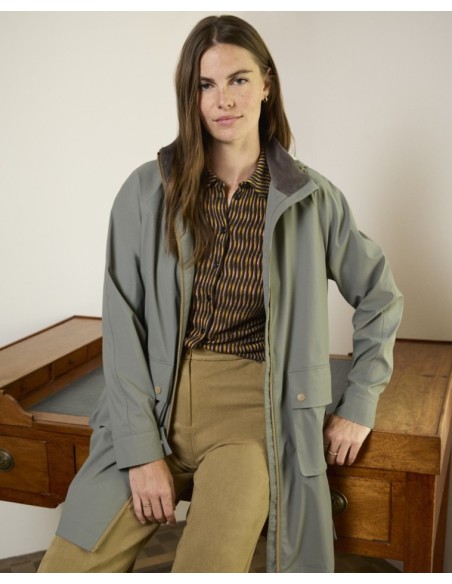 CHUBASQUERO IMPERMEABLE CON FORRO POLAR.