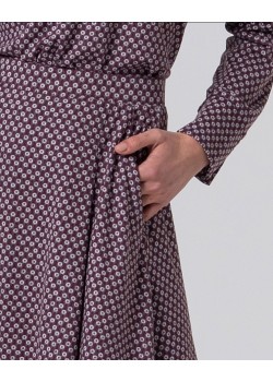 FALDA ESTAMPADP GRÁFICO,LARGO A RODILLA. 2