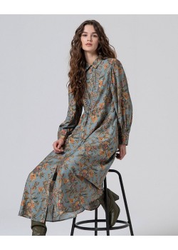 VESTIDO CAMISERO  CON FANTASÍA EN DELANTERO. 2