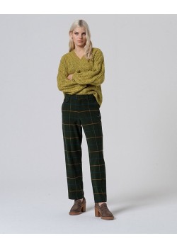 PANTALÓN DE CUADROS RECTO