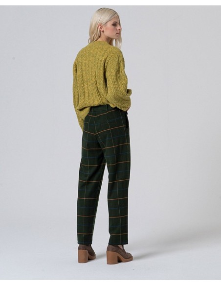 PANTALÓN DE CUADROS RECTO