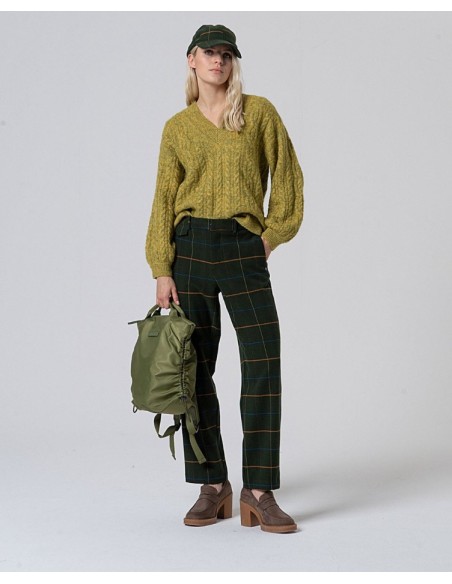 PANTALÓN DE CUADROS RECTO