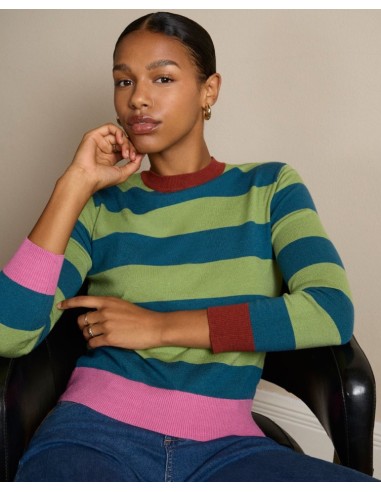 JERSEY CUELLO REDONDO A RAYAS.